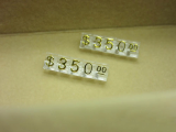 Clear Price Tags_Price Cubes for Jewellery Displays